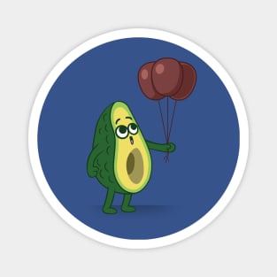 Avocado with balloons Magnet